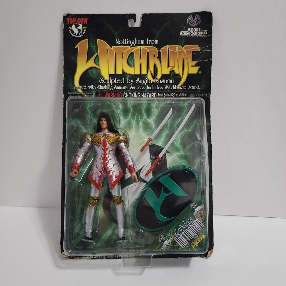 Witchblade Silver Nottingham Action Figure Moore Collectibles 1998 CM8019